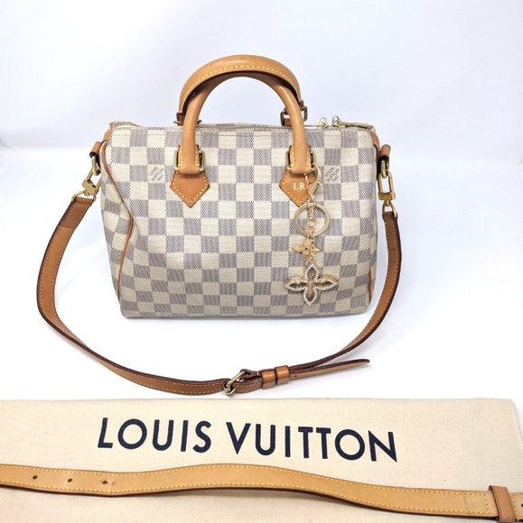 Louis Vuitton Handbags - Louis Vuitton Speedy Damier Azur Bandouliere 25
